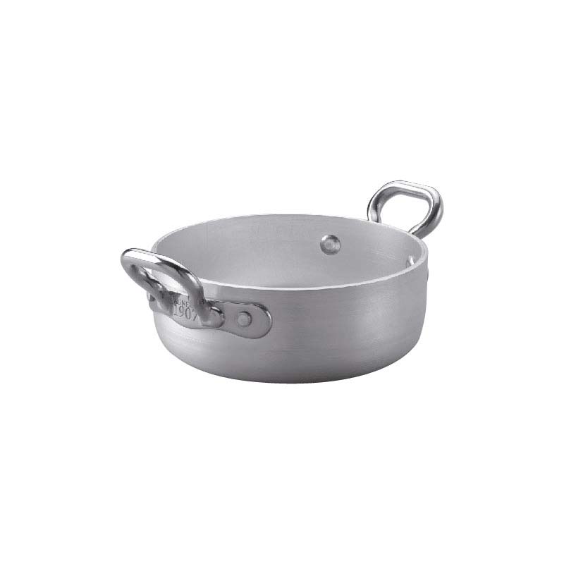 Pentole Agnelli Casseruolino 1932 basso in alluminio 3mm – 2 maniglie 1907