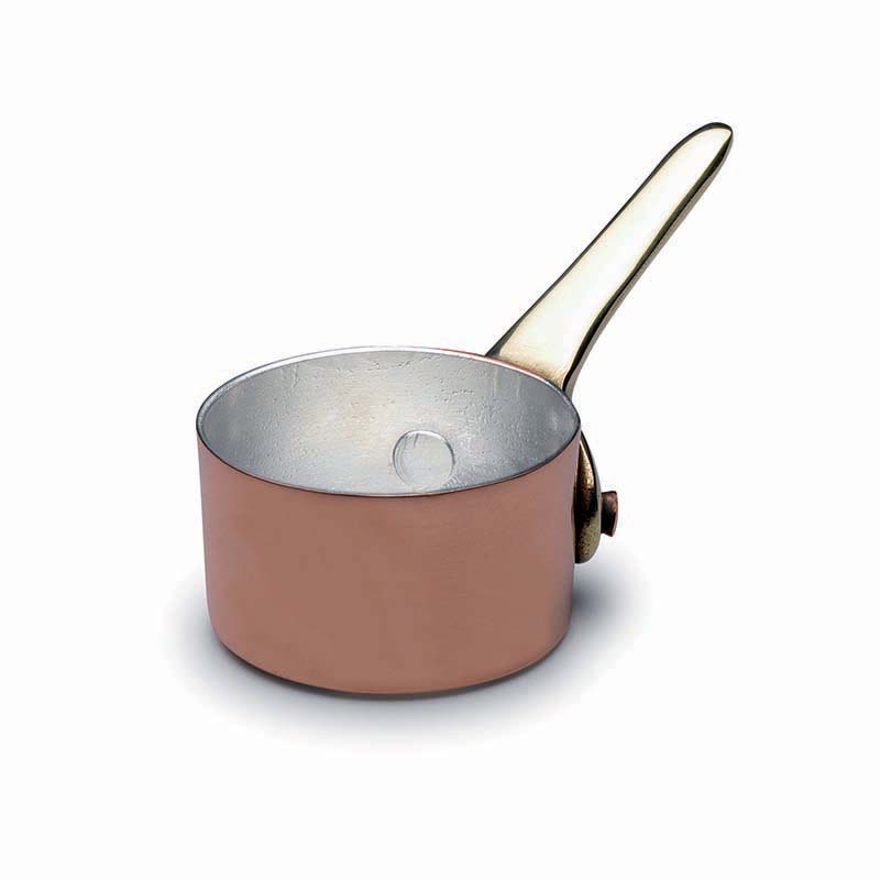 Pentole Agnelli Casseruolino 1932 basso in rame stagnato 2mm – 1 manico