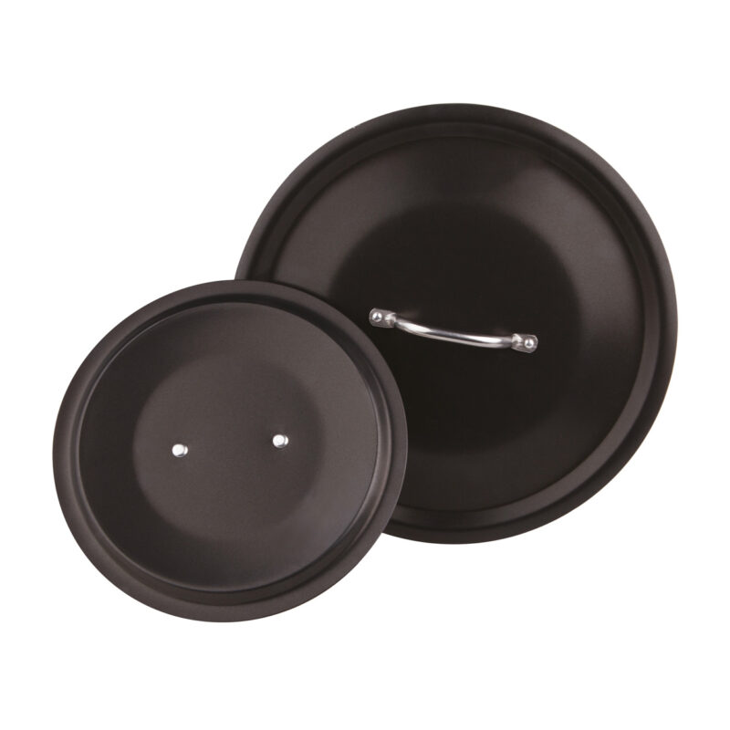 Pentole Agnelli Coperchio antiaderente AlBlack in alluminio 3mm – 1 ponticello