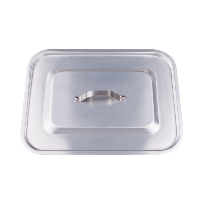 Pentole Agnelli Coperchio rettangolare piano in alluminio 5mm – 1 ponticello