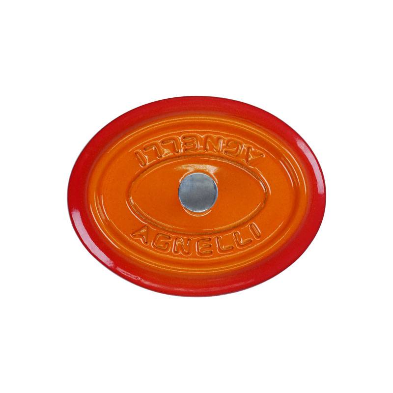 Pentole Agnelli Coperchio Slowcook ovale in ghisa – 1 pomello