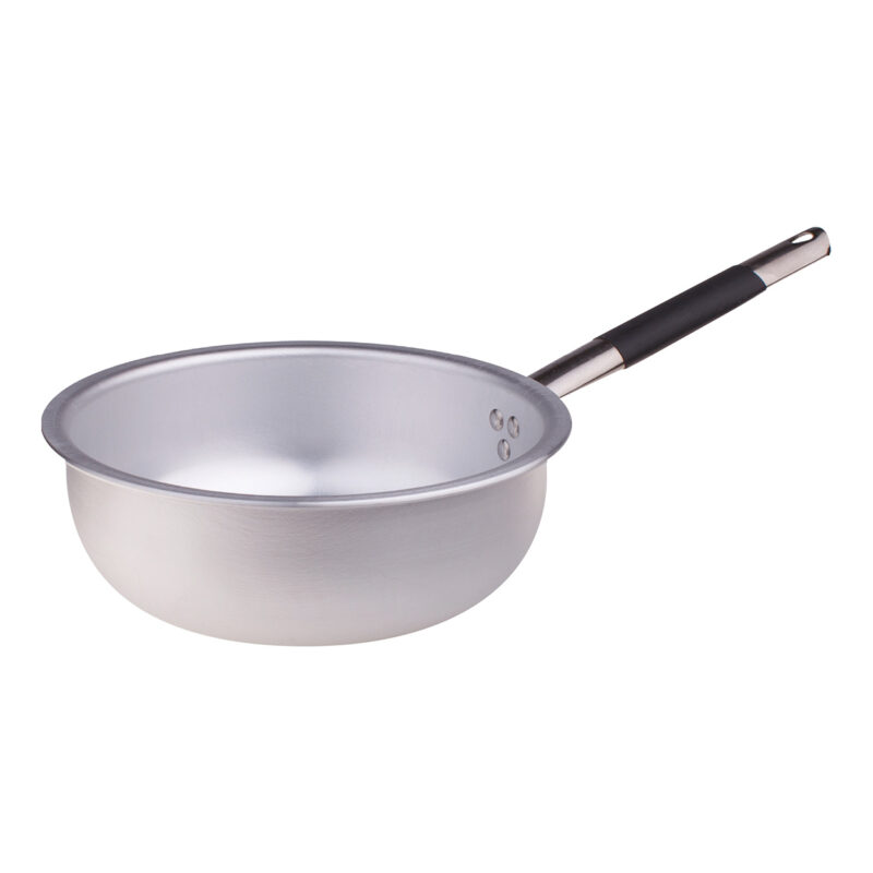 Pentole Agnelli Padella A Mantecare In Alluminio 3mm – 1 Manico