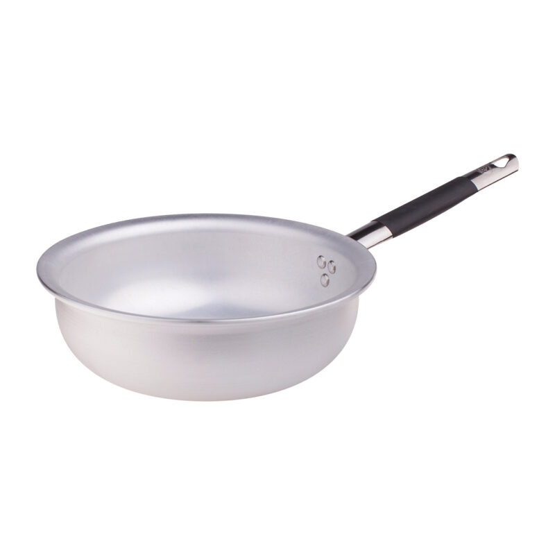 Pentole Agnelli Padella A Mantecare Radiante In Alluminio 5mm – 1 Manico