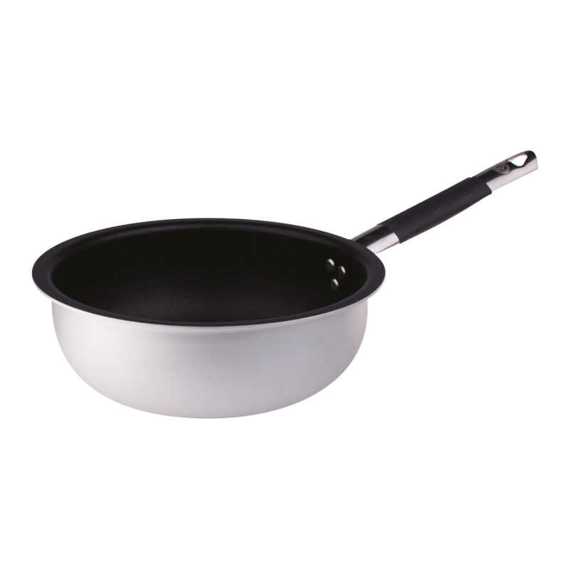 Pentole Agnelli Padella Antiaderente A Mantecare In Alluminio 3mm – 1 Manico