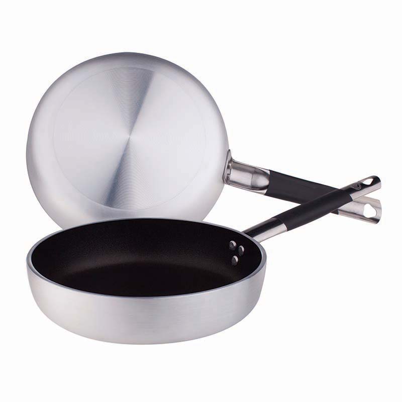 Pentole Agnelli Padella antiaderente dritta in alluminio 5mm – 1 manico “cool”