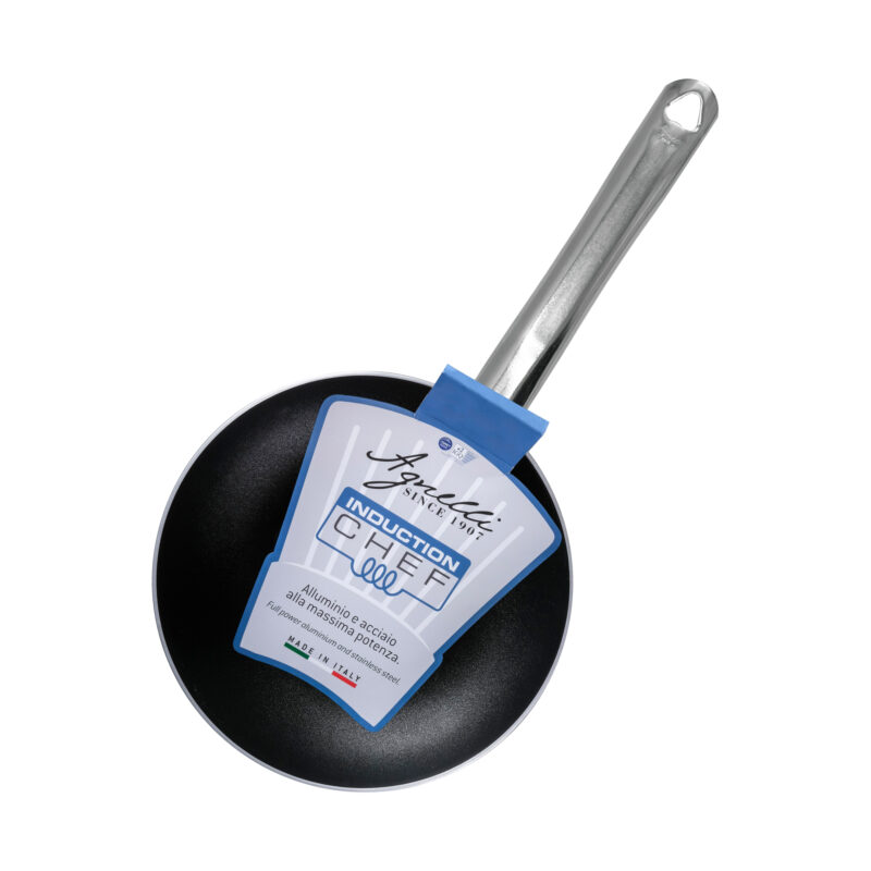 Pentole Agnelli Padella Antiaderente Induction Chef Svasata Alta In 2ply – 1 Manico