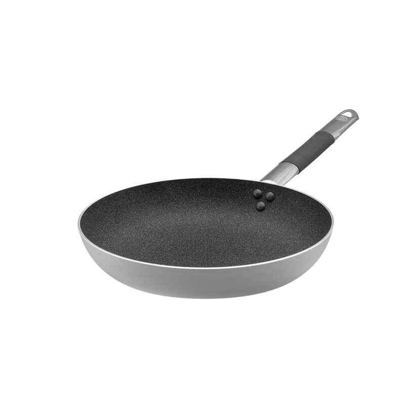 Pentole Agnelli Padella antiaderente SharkSkin svasata bassa in alluminio 3mm – 1 manico