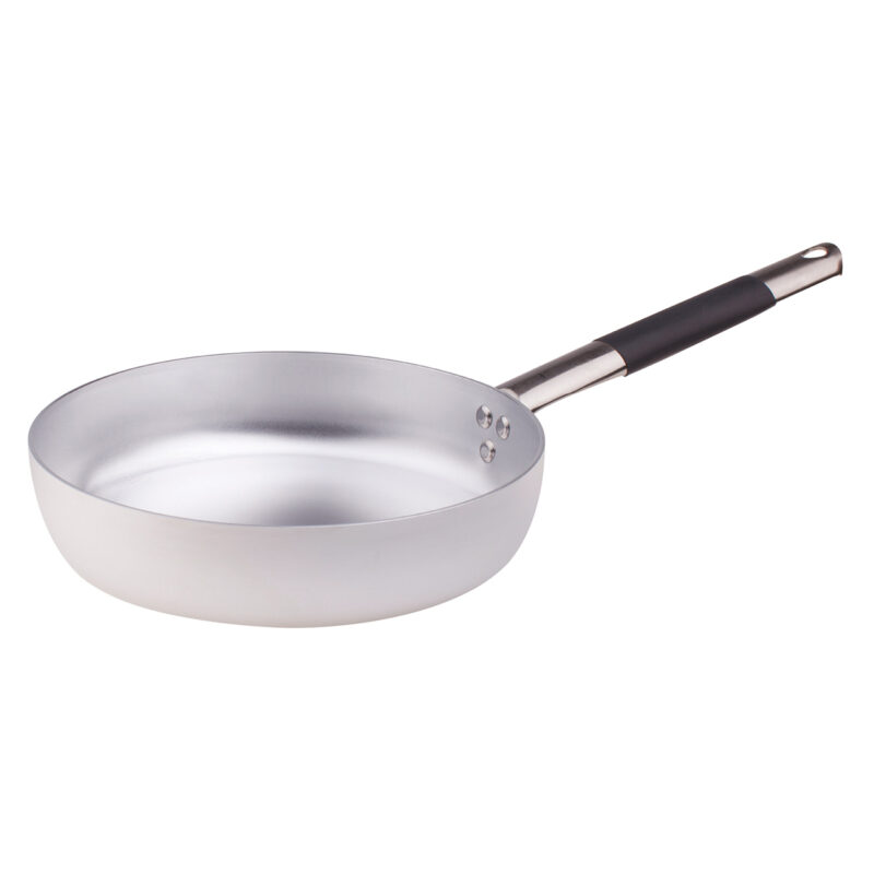 Pentole Agnelli Padella Dritta A Friggere In Alluminio 3mm – 1 Manico