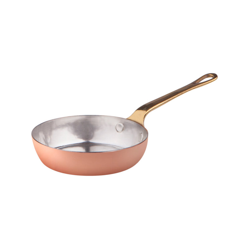 Pentole Agnelli Padellino 1932 svasato in rame stagnato 2mm – 1 manico