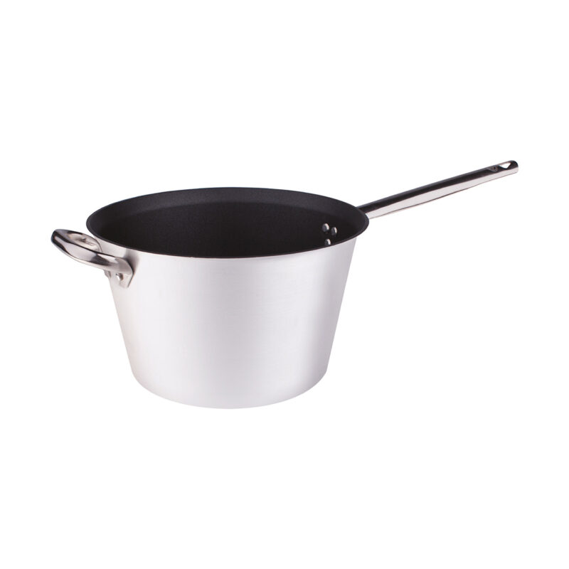 Pentole Agnelli Paiolo antiaderente in alluminio 3mm – 1 manico e contromaniglia