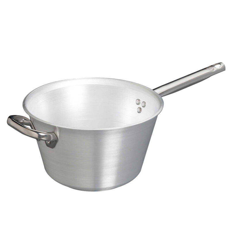 Pentole Agnelli Paiolo in alluminio induzione 5mm – 1 manico e contromaniglia