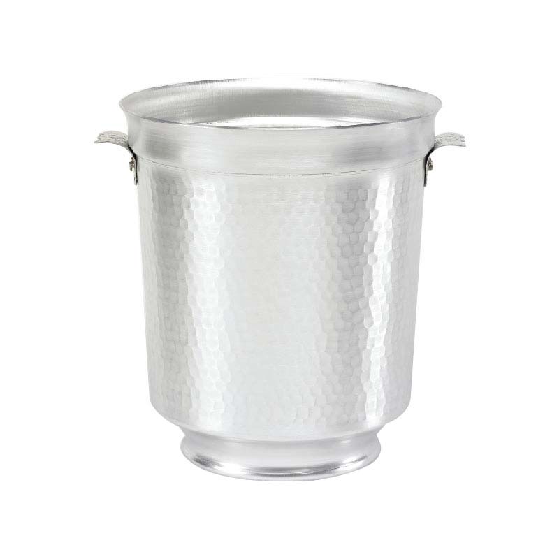 Pentole Agnelli Secchiello champagne in alluminio martellato