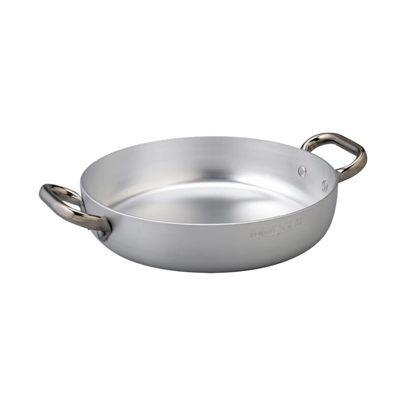 Pentole Agnelli Tegame in alluminio induzione 3mm – 2 maniglie