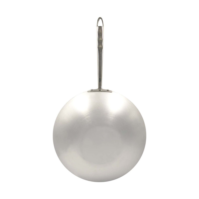 Pentole Agnelli Wok Antiaderente Shark Skin A Fondo Piano In Alluminio 3mm – 1 Manico 1907