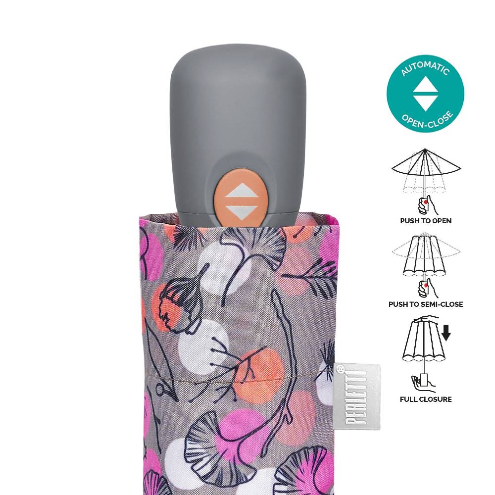 Perletti Ombrello Apri E Chiudi Automatico Pois Colorati
