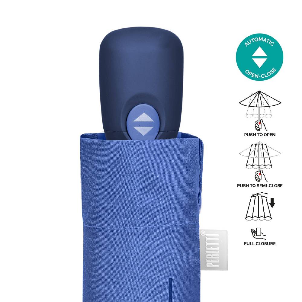 Perletti Ombrello Apri E Chiudi Automatico Tinta Unita