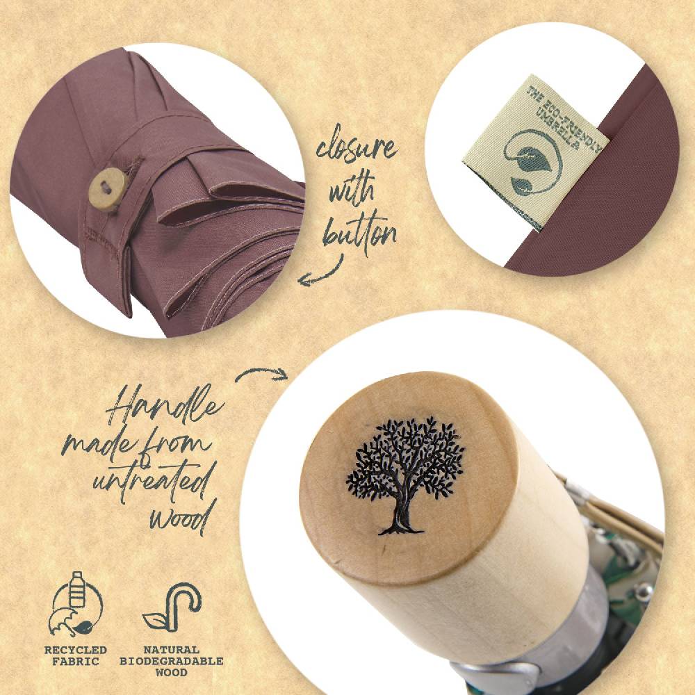 Perletti Ombrello Green Eco Friendly Manuale A Pois