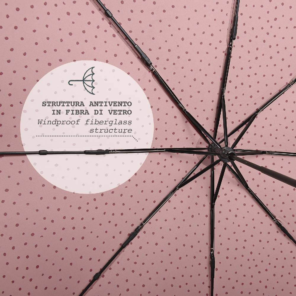 Perletti Ombrello Green Eco Friendly Manuale A Pois