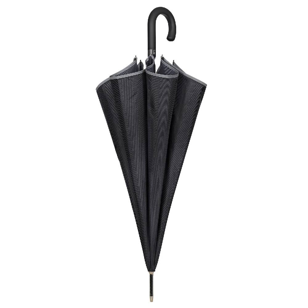 Perletti Ombrello Nero Bordo Catarifrangente Travel