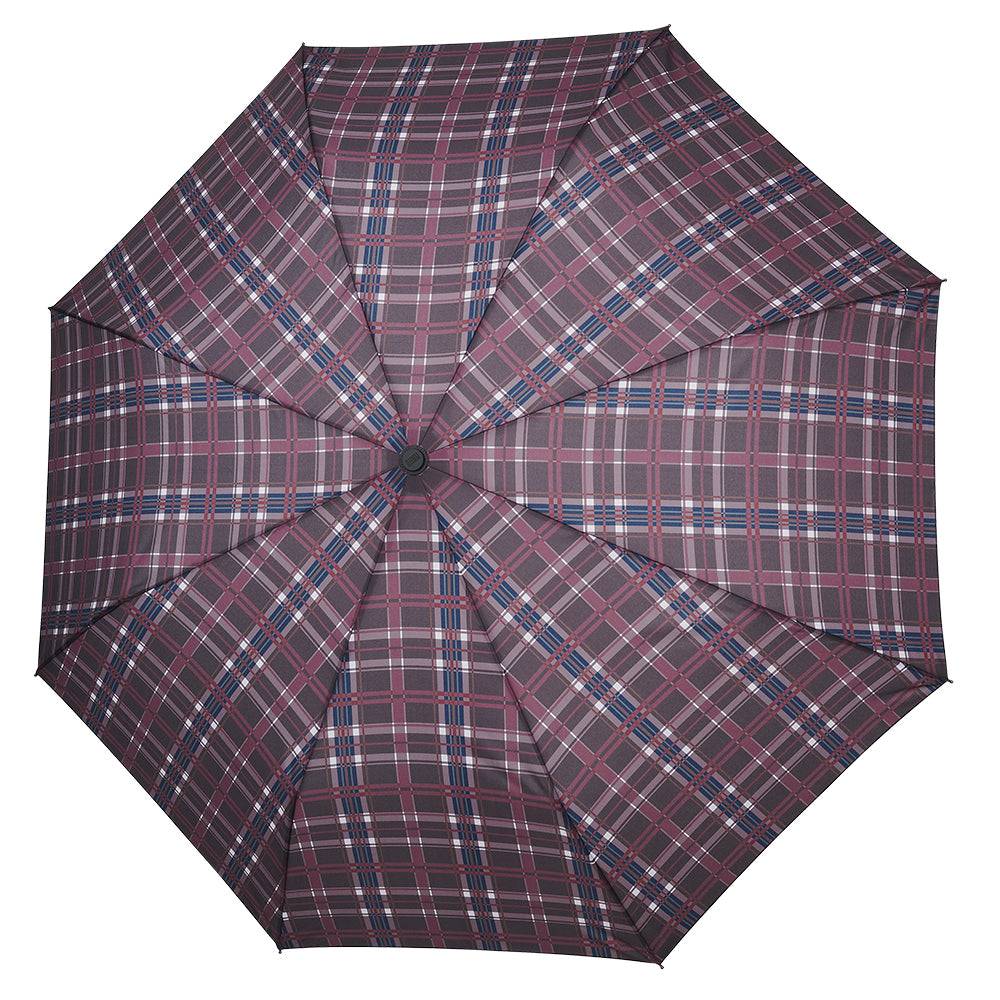 Perletti Ombrello Technology Apri E Chiudi Scozzese Con Manico Curvo