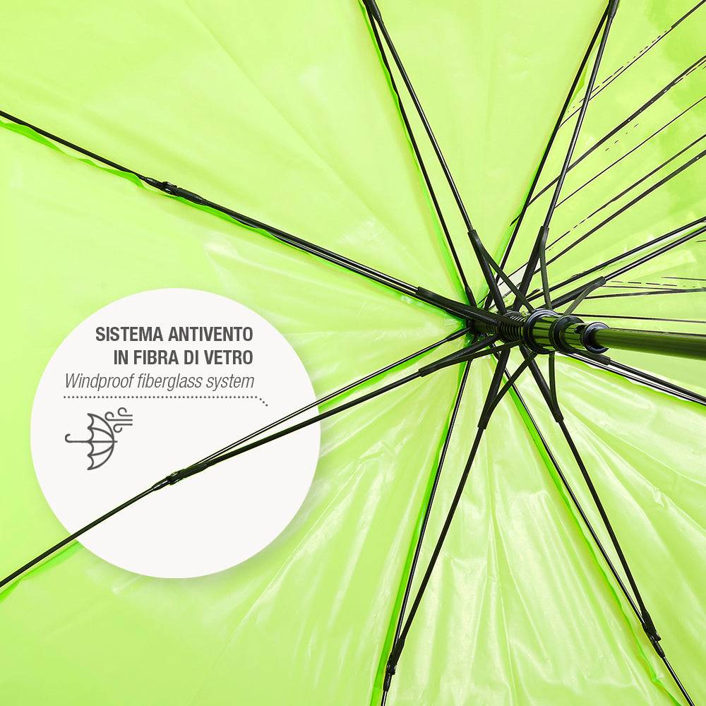 Perletti Ombrello Trasparente Rincorriamo La Follia