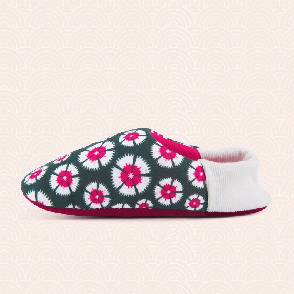 Perletti Pantofole Fantasia Con Tallone Elasticizzato