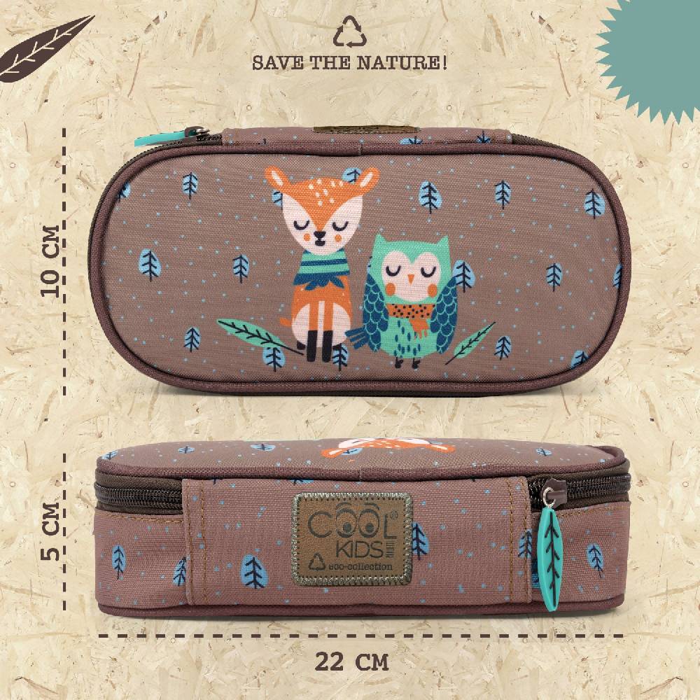 Perletti Astuccio Eco Cerbiatto E Gufo