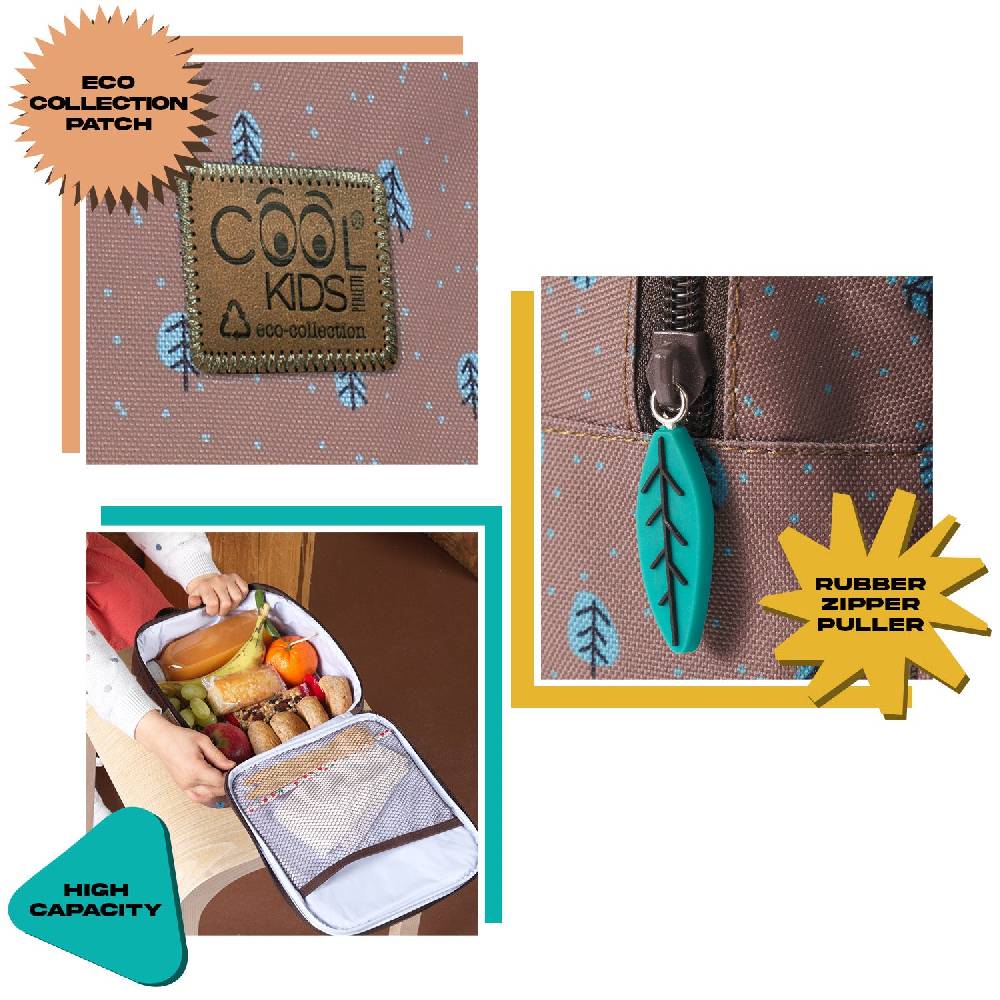 Perletti Borsa Pranzo Con Cerbiatto E Gufo