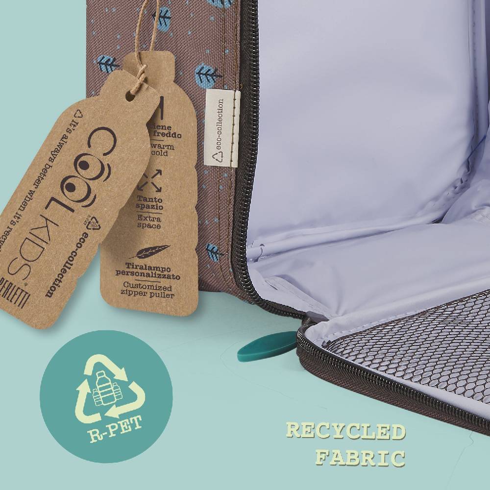 Perletti Borsa Pranzo Con Cerbiatto E Gufo