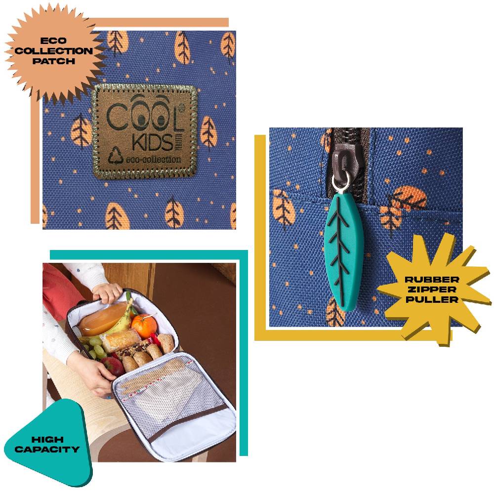 Perletti Borsa Pranzo Con Orso E Coniglio