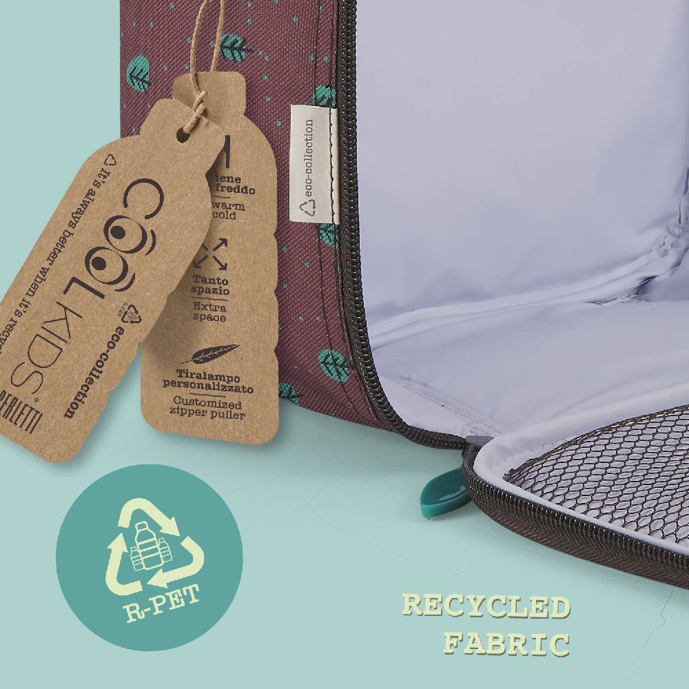 Perletti Borsa Pranzo Con Volpe E Riccio