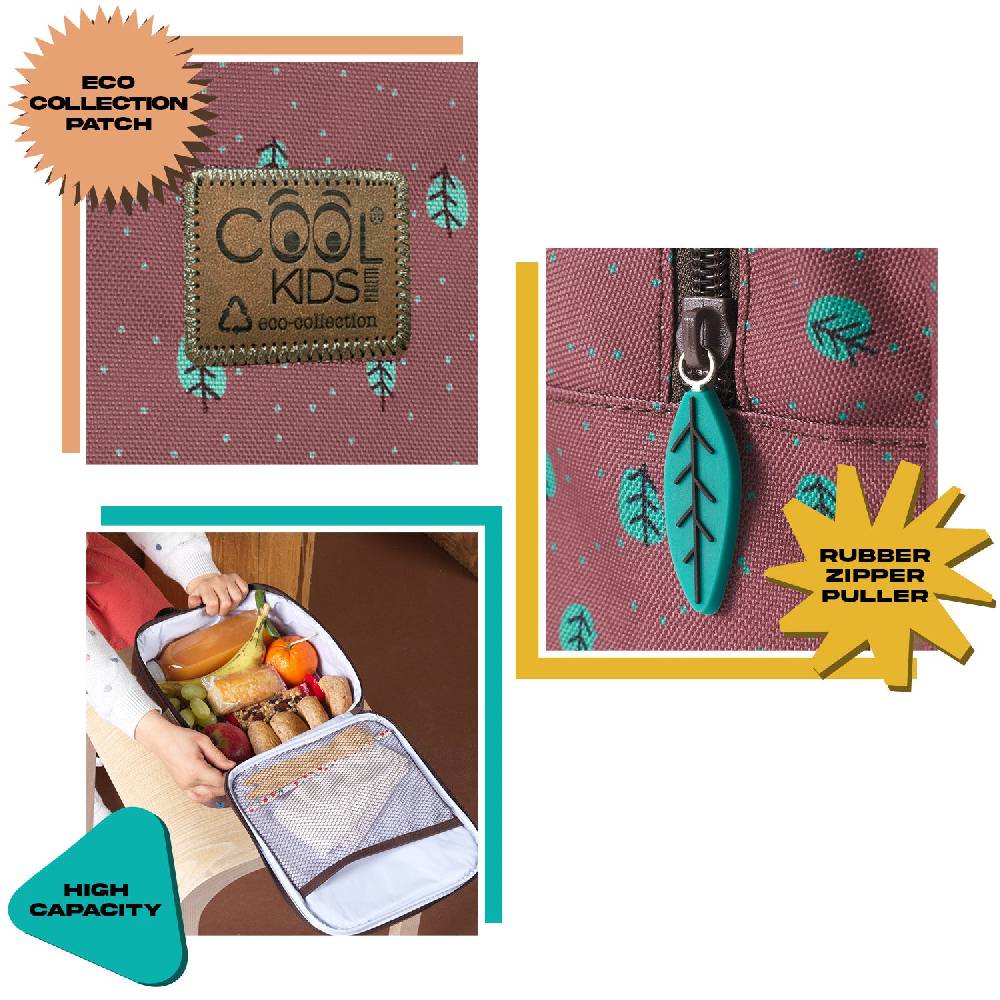 Perletti Borsa Pranzo Con Volpe E Riccio