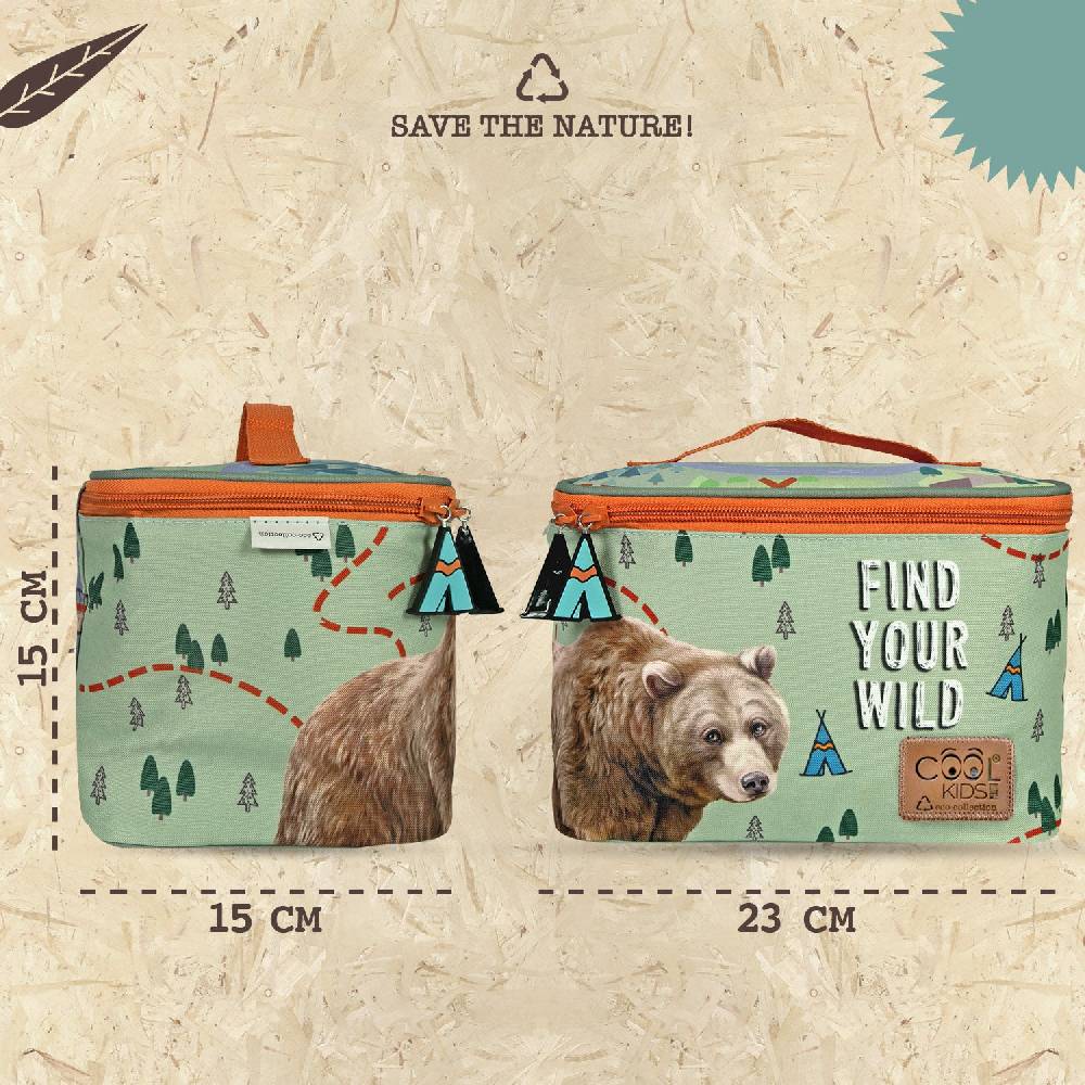 Perletti Borsa Pranzo Eco Con Orso