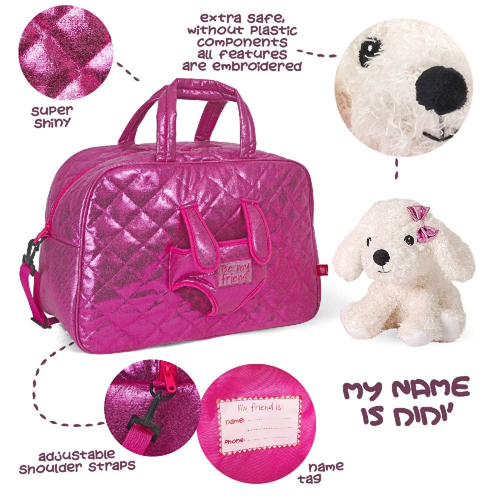 Perletti Borsa Sport Con Peluche Barboncino