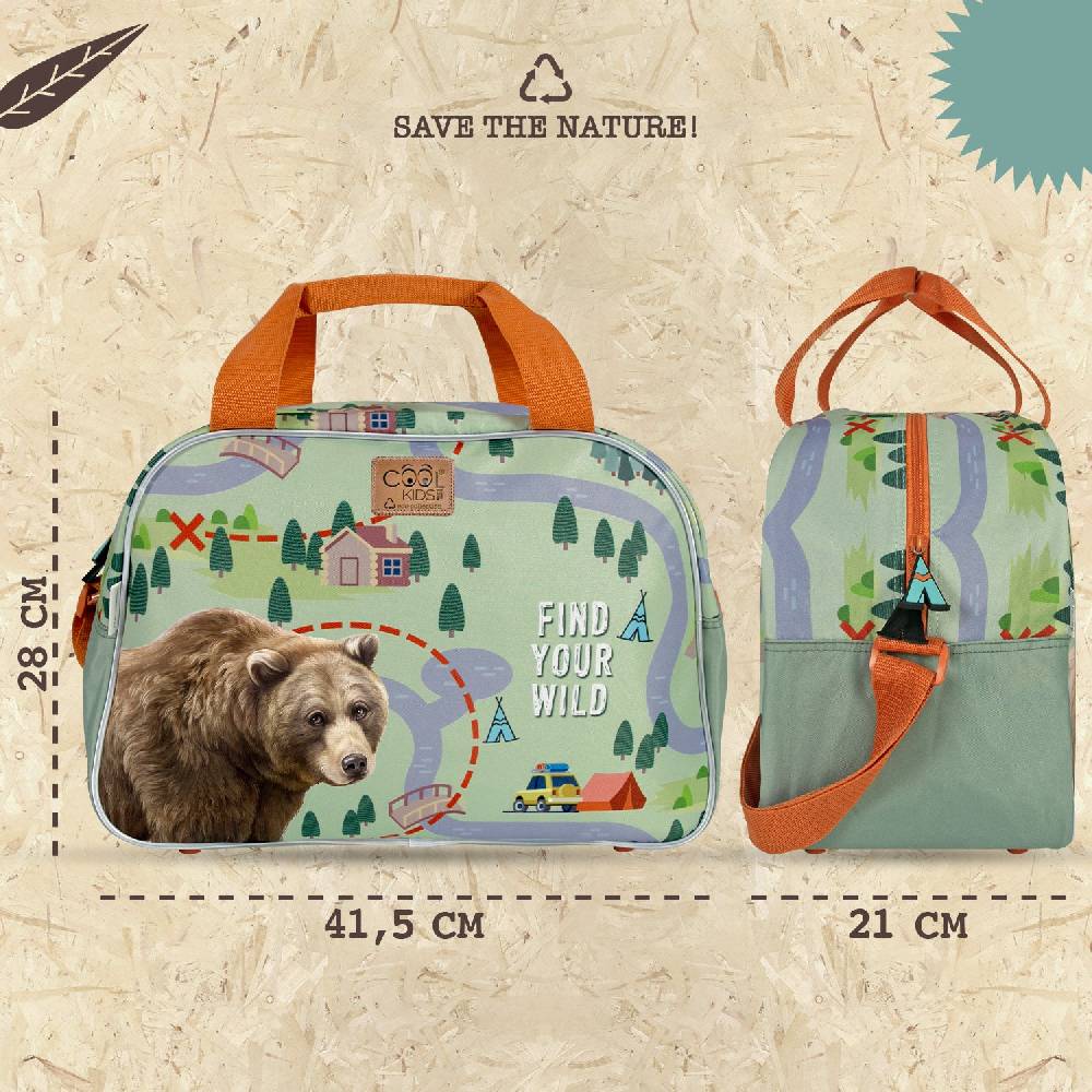 Perletti Borsa Sport Eco Con Orso