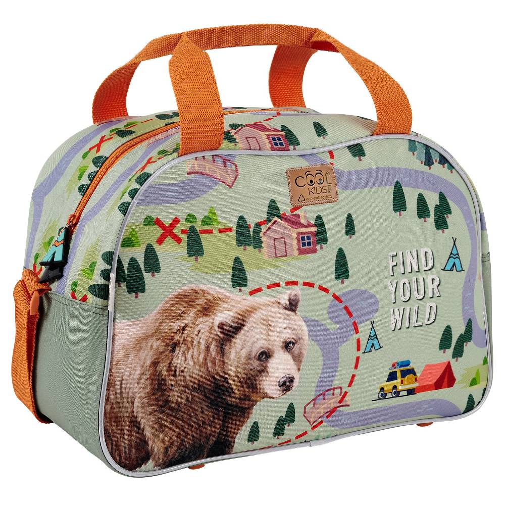 Perletti Borsa Sport Eco con Orso