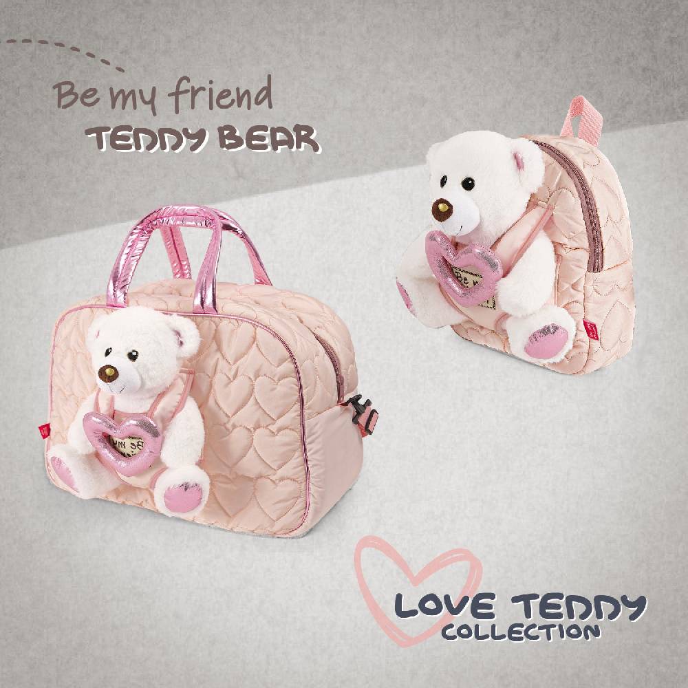 Perletti Borsa Sport Rosa Con Orsetto Polare