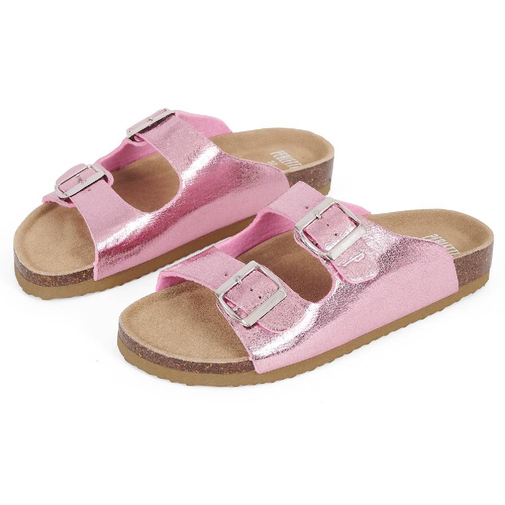 Perletti Ciabatte Comfort Metalliche