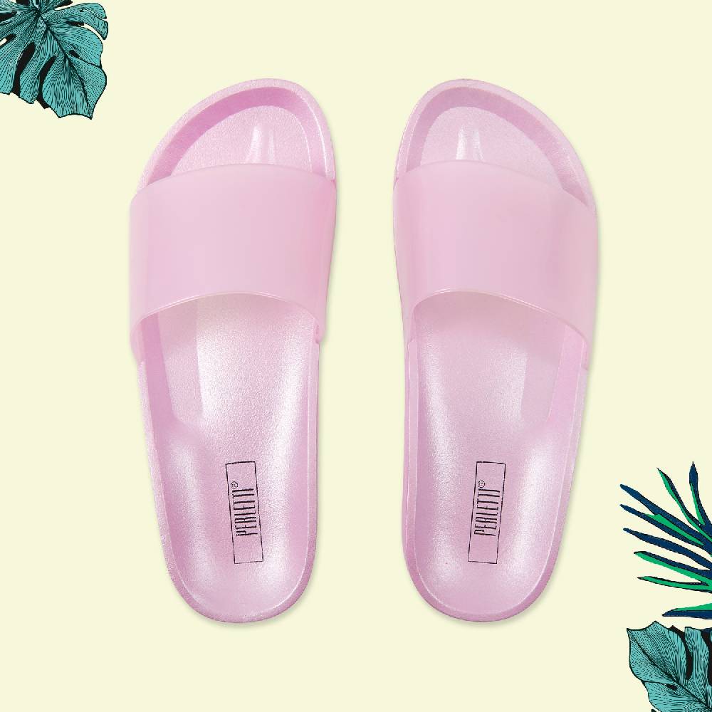 Perletti Ciabatte Con Fascia Perlata