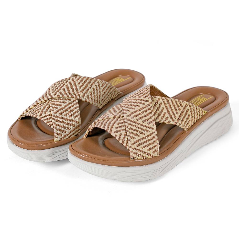 Perletti Ciabatte con Fascia Texture