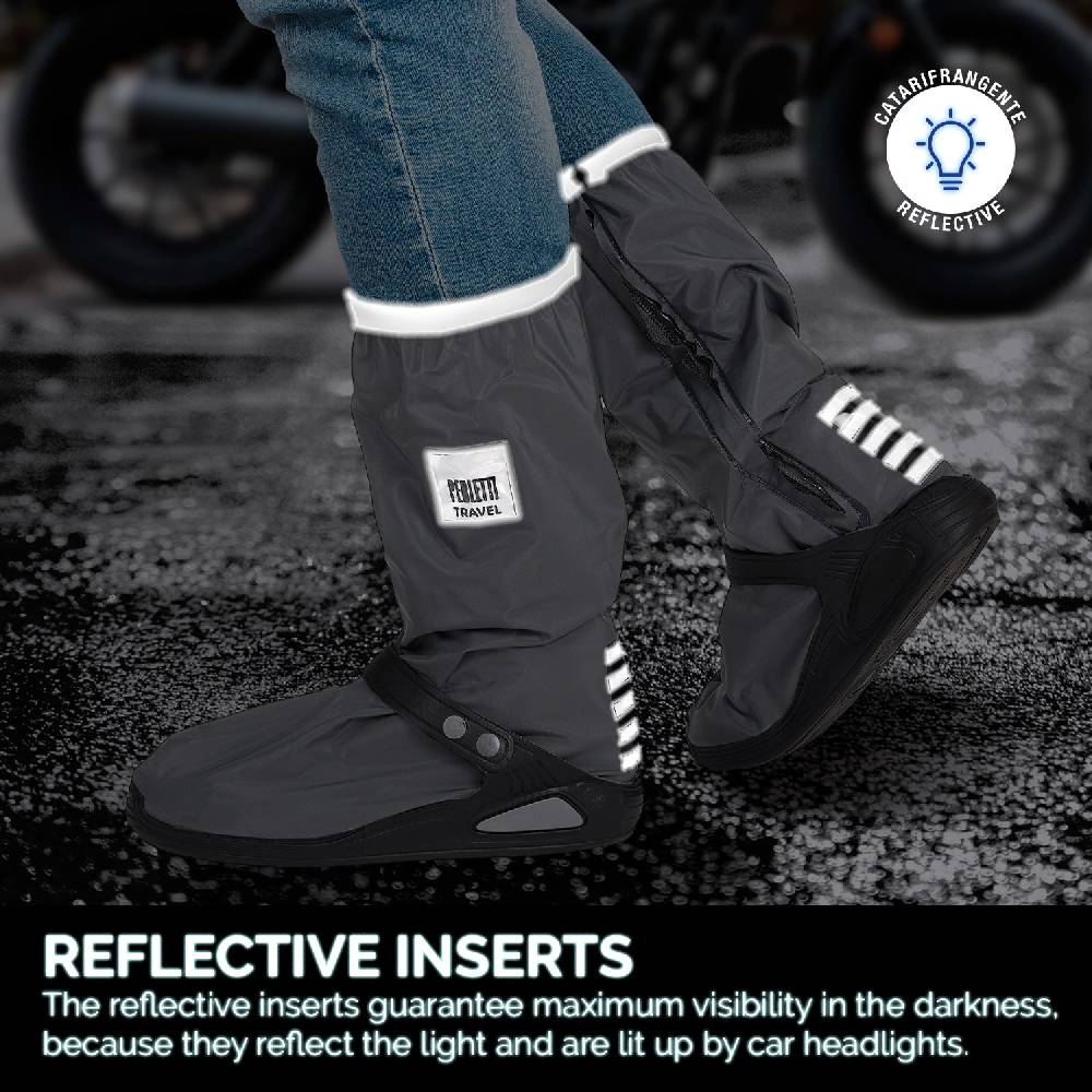 Perletti Copriscarpe Alti Con Suola Rinforzata