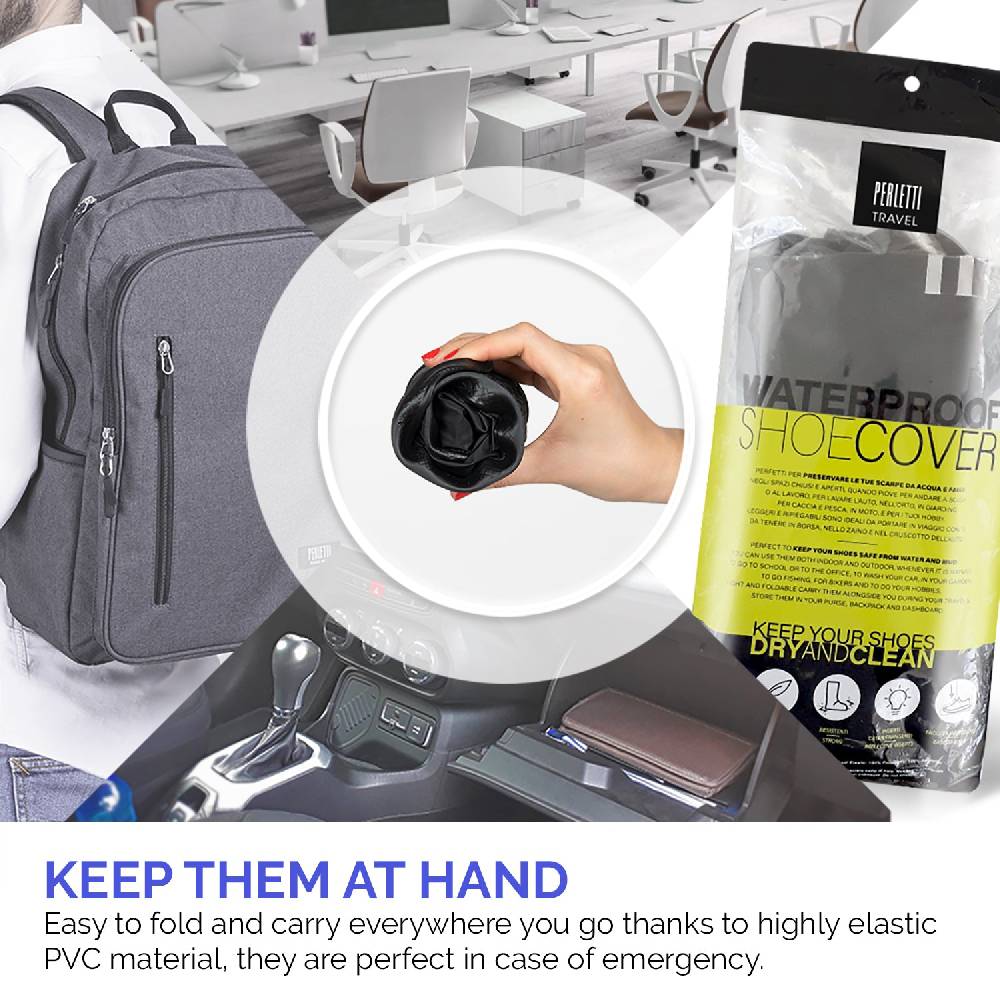 Perletti Copriscarpe Bassi Neri