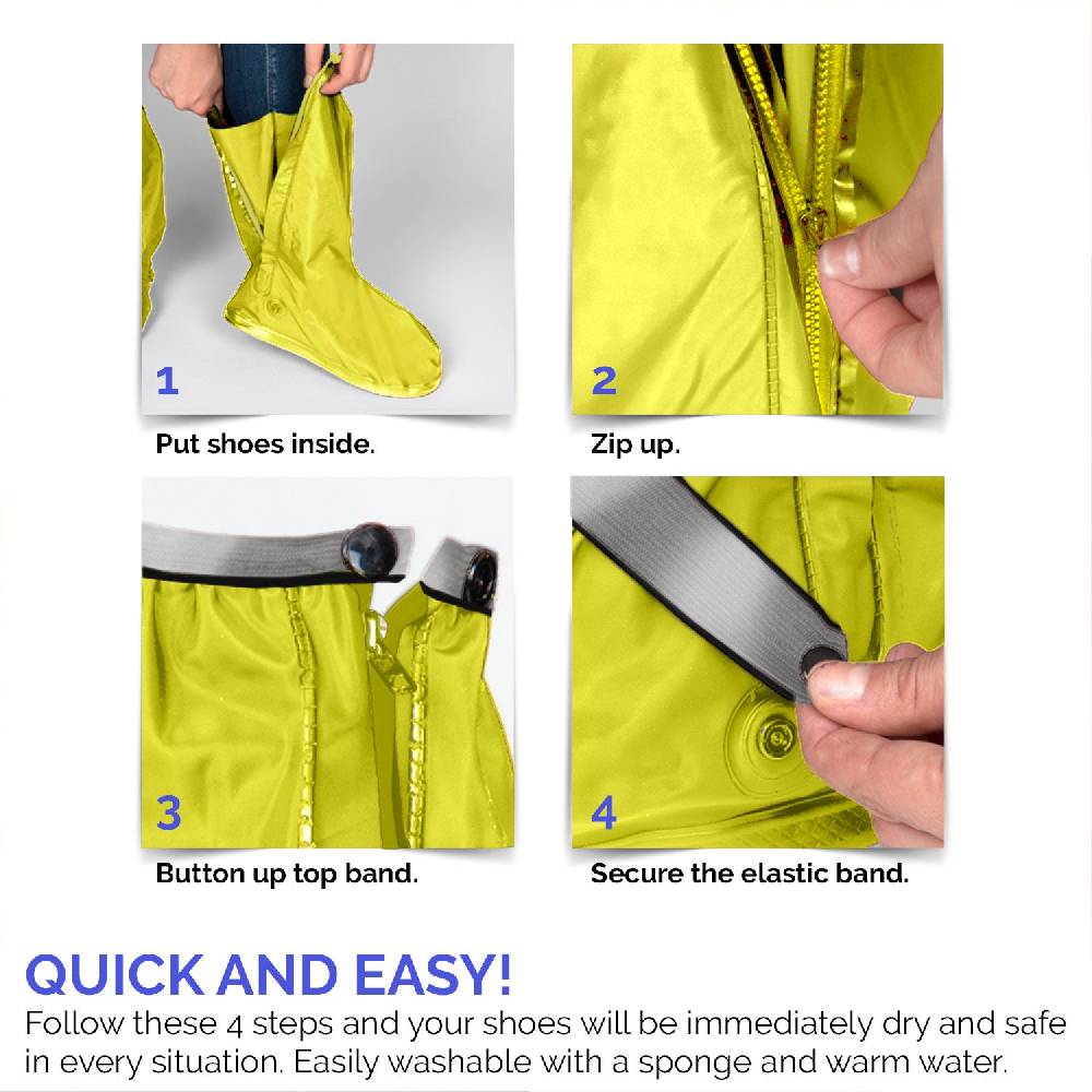 Perletti Copriscarpe Catarifrangenti Giallo Fluo