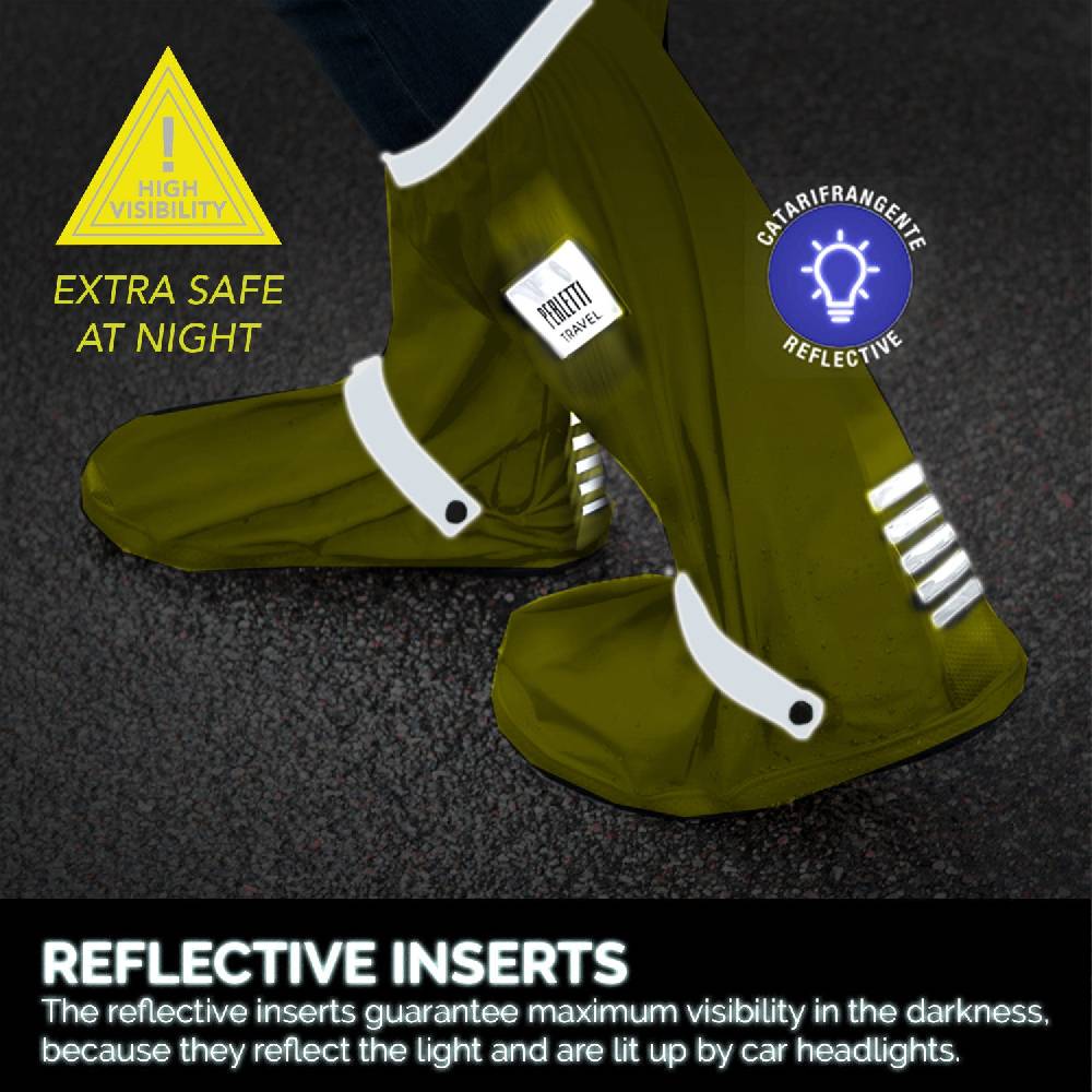 Perletti Copriscarpe Catarifrangenti Giallo Fluo
