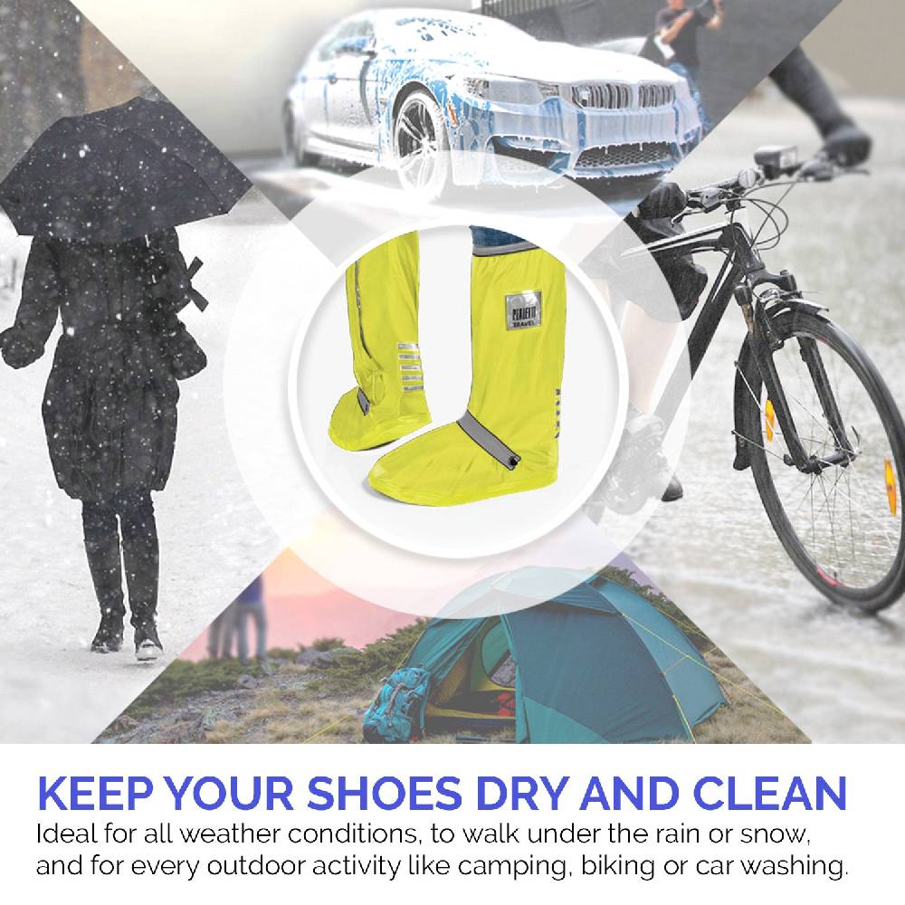 Perletti Copriscarpe Catarifrangenti Giallo Fluo