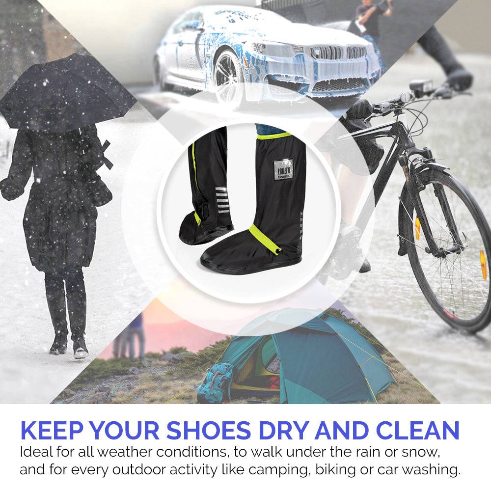 Perletti Copriscarpe Catarifrangenti Neri