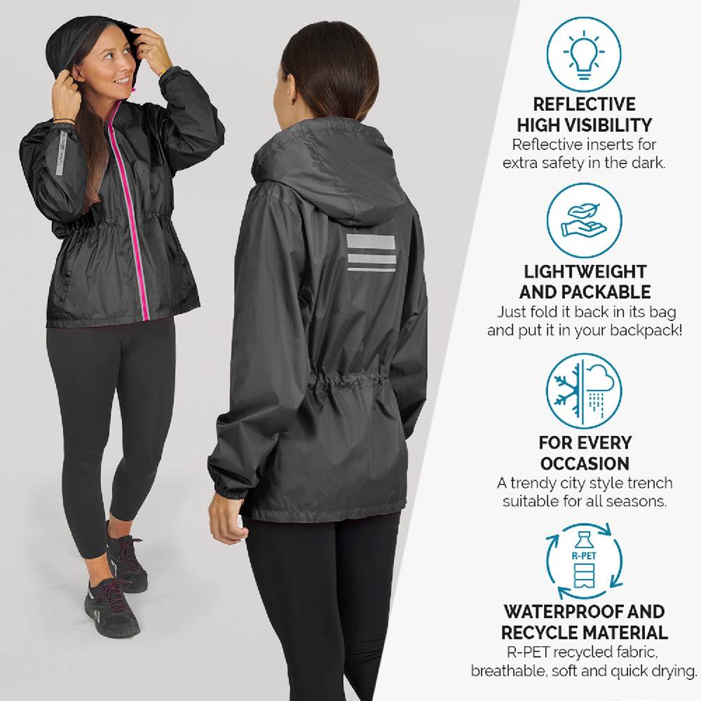 Perletti Giacca Impermeabile Da Donna