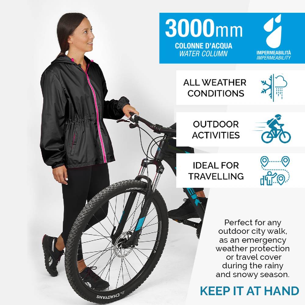 Perletti Giacca Impermeabile Da Donna