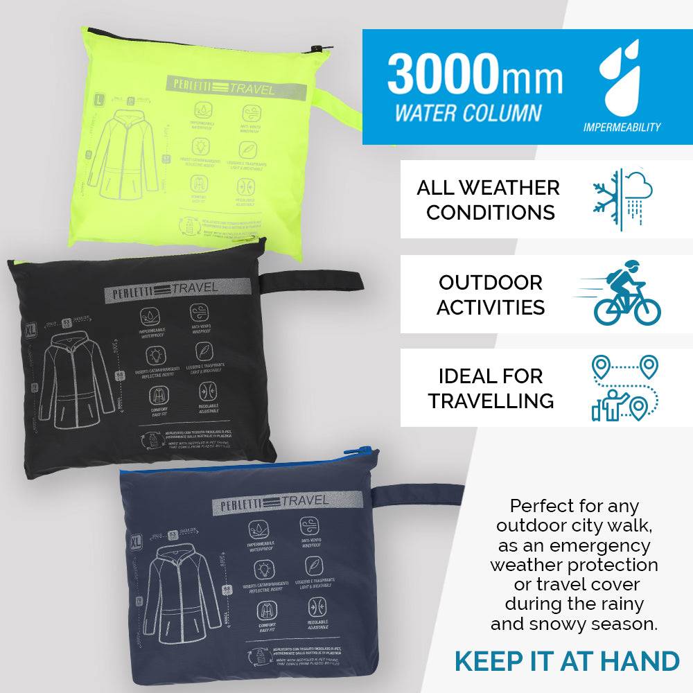 Perletti Giacca Impermeabile Da Uomo