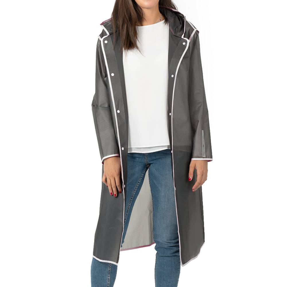 Perletti Impermeabile Grigio Catarifrangente